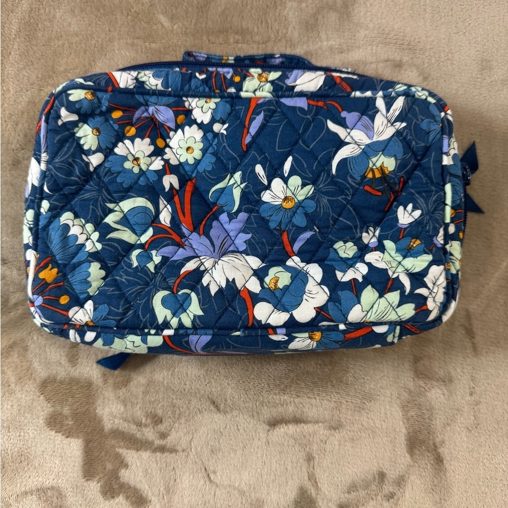 Vera Bradley Blue and White Cosmetic Bags Floral Collection